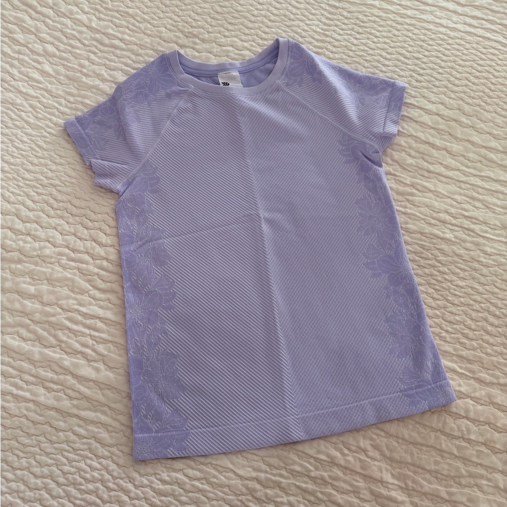 All in Motion, Light Purple Kids Dri-fit Athletic Tee, Size M (7/8)